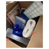 Box Of MISC Household Items and Vntg Items