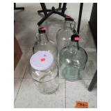3-1 Gallon Jugs & Pickle Jar W/ Lid