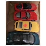 4 Ct Vntg Model Cars