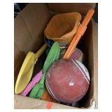 Box Of Play Shovels/Buckets/Balls