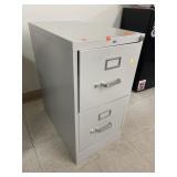 HON 2-Drawer Filing Cabinet (Opens, No Key)