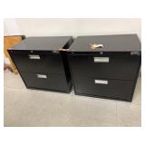 2 ct. - HON Lateral File Cabinets (One Locked, No