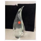 Penguin Glass Decor Piece