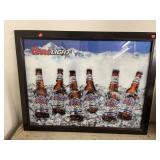 Framed Coors Light Picture (app 3.5ft x 2.5ft)
