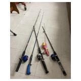 Group Lot Fishing Poles (Shakespeare & More)