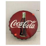Vintage Coca Cola Metal Sign Approx 14 Inch