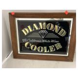 Vintage Diamond Cooler Decor Piece Approx 19 x 14