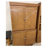 Saunders Tall Computer Work Station Hideaway