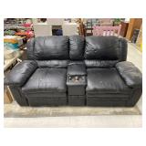 2 Seat Leather (?) Reclining Couch