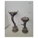 2 Cnt Candle Holders