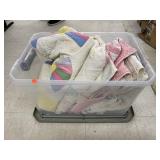 Tote of Vintage Quilts