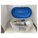 Sterilite Bin Various Hardware, Nails, etc