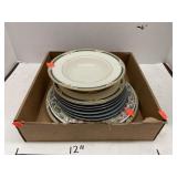 Group Lot Vintage Plates (Bristol, Pickard)