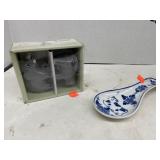 2 ct. - Salt/Pepper Set & Spoon Rest