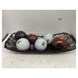 Ceramic Decor Pieces & Basket