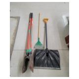 Ridgid Post Hoke Diggers/Mini Rake & Snow Shovel