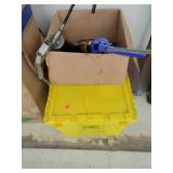 Tote/Caulking Gun/Grease Gun & Wrench