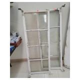 2 Cnt Vntg 4 Pane Chippy Pant Windows