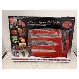 21-Piece Kitchen Cutlery Set