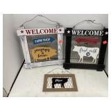 3 ct. - Farmhouse Decor Signs