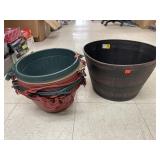 Group Lot Various Planters