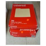 2 Boxes of Letter Size File Folders