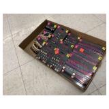 Group Lot Earrings, Chokers, Hair Ties