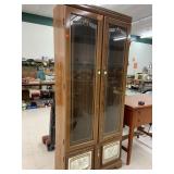 Gun Cabinet w/key Approx 71x30x13 inches