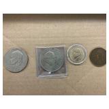 Assorted Vntg Coins  one as old as 1931 - see