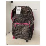 Rockland Leopard Print Suitcase