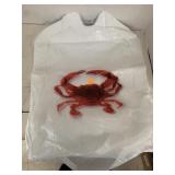 Crab plastic bags