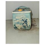 Metal Decorative Storage Container W/ Lid