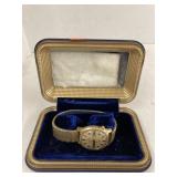 Vntg Bulova Accutron Watch W/Case