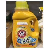 Bottle of Arm & Hammer Laundry Detergent