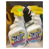 Qty 6 Bottles Scrub Free Total Bathroom Cleaner