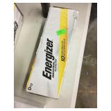 Box of Energizer D Batteries