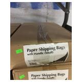 Box of Small Paper Shipping Bags w/Handle