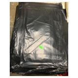 Stack of Large Black Trash Bags