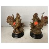 Vintage Rooster Bookends