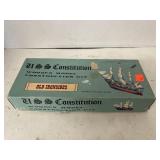Vintage USS Constitution Model Ship Kit