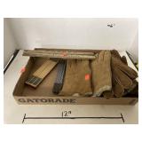 Group Lot Vintage Rulers & Lined Gloves