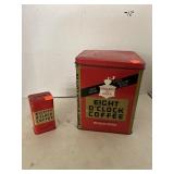 2 ct. - Vintage Coffee Tins
