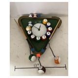 Vintage Billiards Clock