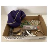 Flat of Vintage Jewelry