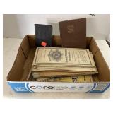 Group Lot Vintage Books & Papers