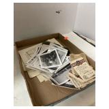 Group Lot Vintage Papers, Pictures, etc