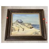 Framed Oil Painting (Lehman, app 1.5ft x 1.5ft)