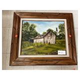 Framed Oil Painting (Lehman, app 2ft x 2ft)