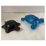 2 ct. - Turtle Decor Pieces (Glass, Plastic)