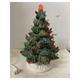Vintage Ceramic Light-Up Christmas Tree